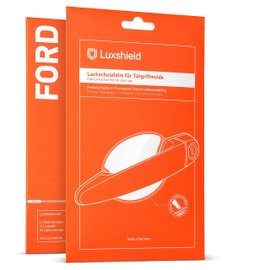 Luxshield Car Door Handle Protective Film Grip for Ford Explorer CX740 I 2024-2025 - Scratch Protection, Paint Protection Film - Transparent Glossy