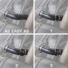 GlowShift 44mm 1-3/4" Radiator Hose Attachment Adapter for Water Coolant