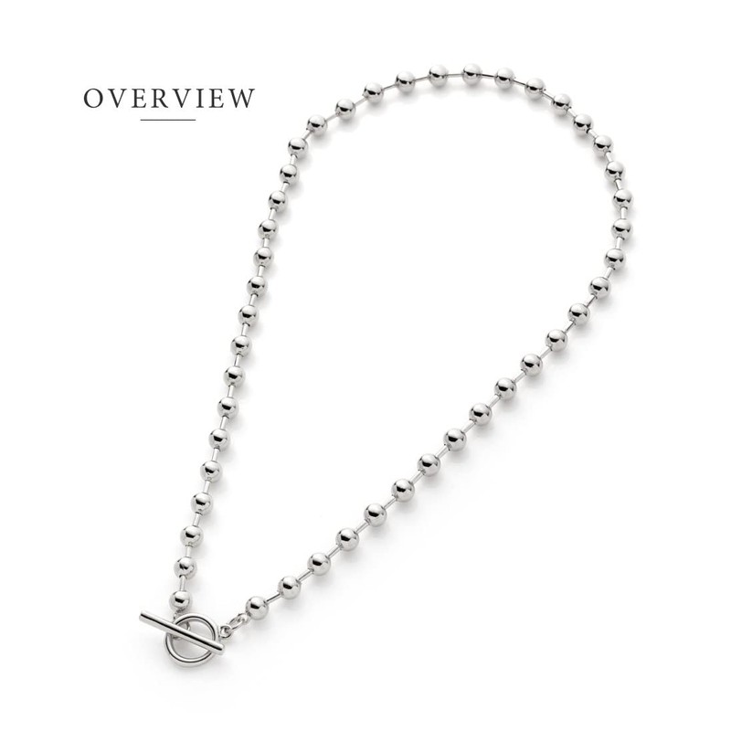 Cream Dot Necklace, Women's, Popular, Hypoallergenic Metal, Nickel-free, 18k Coating,