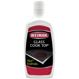 Weiman Cooktop Cleaner and Polish 18 Fluid Ounces - Heavy Duty, No Scratch, Glass-Ceramic Safe, Non-Abrasive