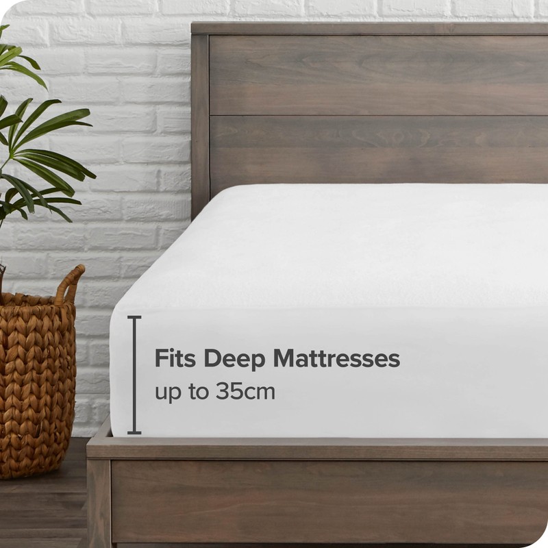Bare Home Single Size Mattress Protector - 90x190 cm -