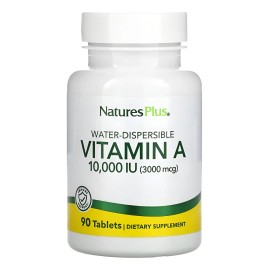Natures Plus | Vitamina A 10,000 Iu, 90 Tabletas