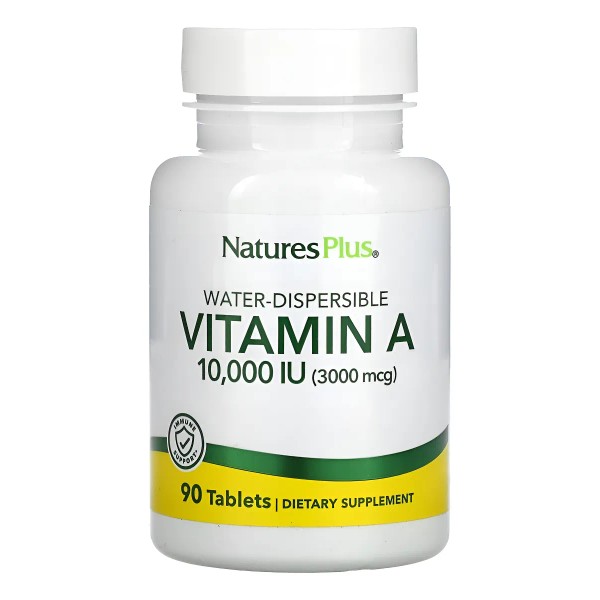 Natures Plus | Vitamina A 10,000 Iu, 90 Tabletas