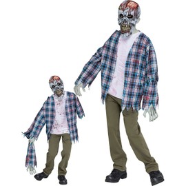 Fun World D-Cay Decaying Zombie Child Costume Medium size 8-10