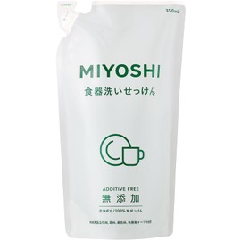 MIYOSHI Miyoshi Soap Additive-Free Dishwashing Soap Standing Refill 350ml