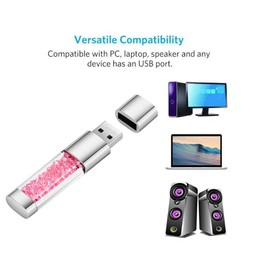 GARRULAX USB Flash Drive , 8GB / 16GB / 32GB USB2.0 USB Memory Stick Date Storage Pendrive Thumb Drives (32GB, Light Pink)