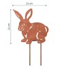 VERDOBA Rabbit Garden Decoration Rust - Rabbit Garden Decoration -