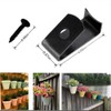XUEBEI Flower Pot Clips,Durable Plant Pot Latch Hangers, Holds 5"