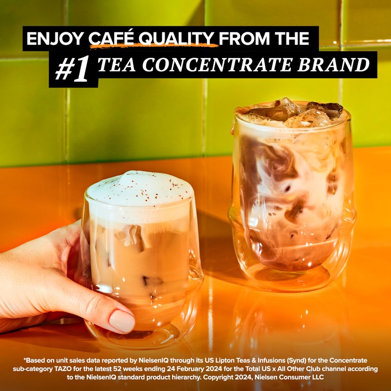 TAZO Tea Concentrate, Organic Skinny Chai Latte, & Chocolate Chai
