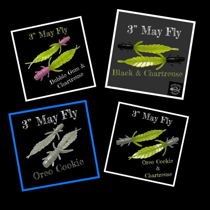 3” May Fly Series 10 Per Pack - One of