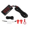 LCD Motorcycle Thermometer Ultra Thin Waterproof Water Temp Meter with
