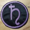 SIC Custom Sewing Sailor Moon Symbol Saturn - Anime - Sew On/Iron On Patch       10391