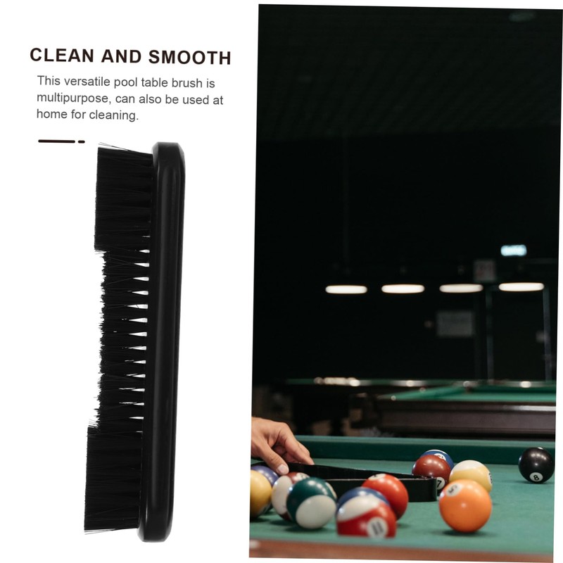 Gatuida Portable Pool Table Brush Billiard Cleaning Tool for Dust