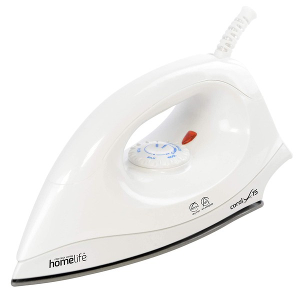 Homelife for easy living Coral X-15 1200w Dry Iron/Non-stick Soleplate/Variable