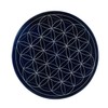 Budawi® Soapstone Coasters Set Round Flower of Life 7 Pieces