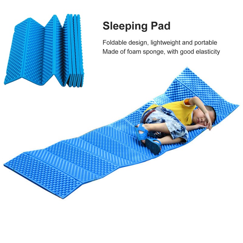 Double Egg Crate Sleeping Pad Foldable Thickened Foam Sleep Mat