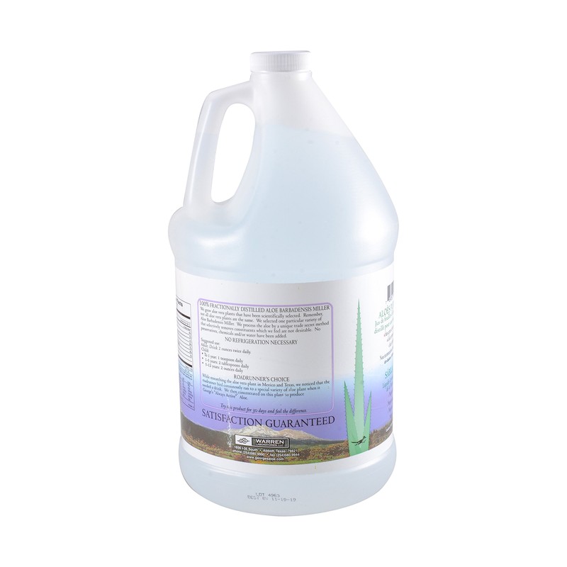 George's Aloe Vera Liquid Supplement, 128 oz