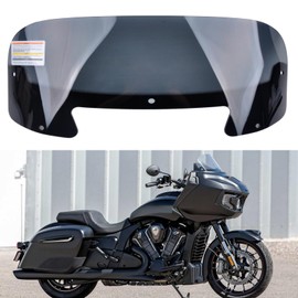 Panical Motorcycle for Indian Windshield Accessories Standard 8.7 Inch Grey style with Hard Anti Fog 2020 2021 2022 2023 2024 (8.7 inch Grey style)