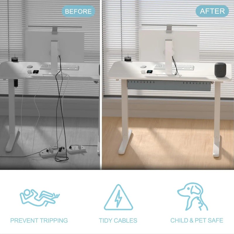48*24 Inch Electric Height Adjustable Desk,Standing Desk , Computer Desk