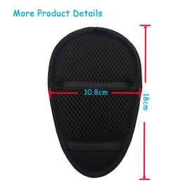 2 Pack Car Seat Crotch Pad for Baby Stroller, Soft Seat Belt Strap Covers Universal for Newborns Infants Kids Child, Universal Cushion Crotch Pads for Car Seat Pushchair(Black)