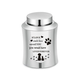 AIWENXI Pet Cremation Urns Memorial Ash Holder Urns for Dog Cat Ashes
