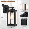 Bdrofn 2-Pack Porch Lights Outdoor Wall Lantern,Black Outdoor Wall Light