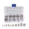 Ieron 200 pcs Stainless Steel Thread Insert Set, Self-Tapping Threaded