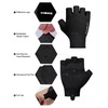 INBIKE Bike Gloves for Men Women, Shock-Absorbing Pad Fingerless Cycling