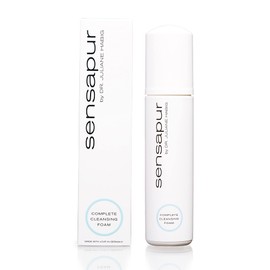 SENSAPUR Complete Cleansing Foam Ultramild Pore Deep Cleansing Foam for the Face Including Eye Environment, Neck and Décolleté 200 ml