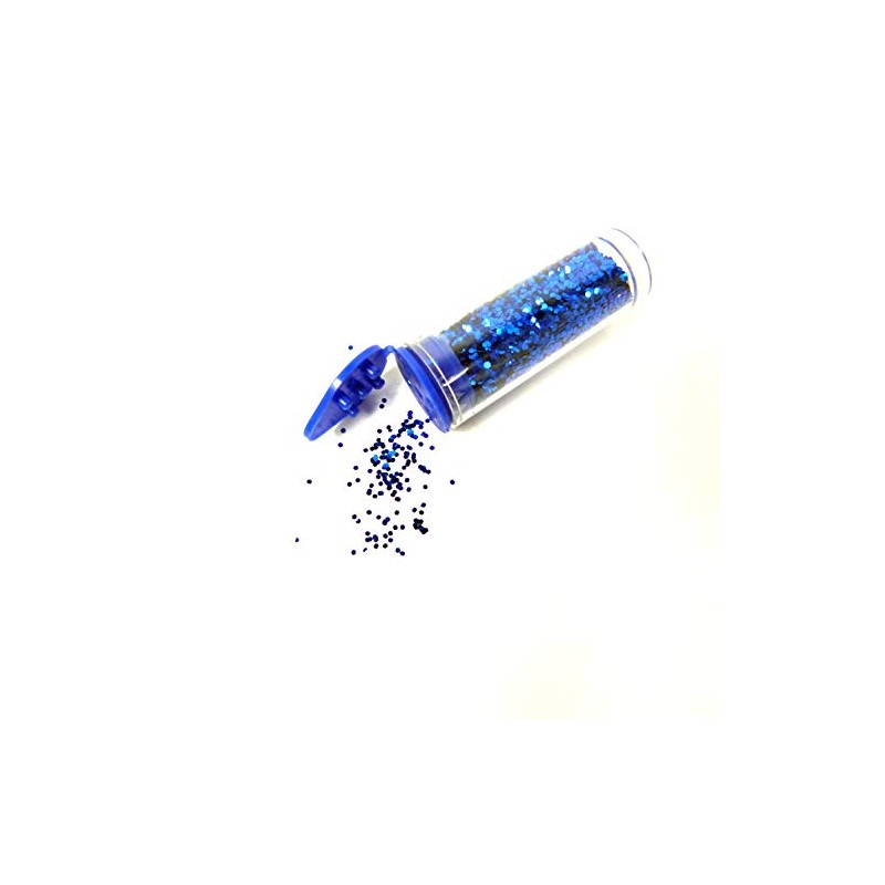 Craftplay Glitter - 8 Gram Easy Pouring Tube - Blue,
