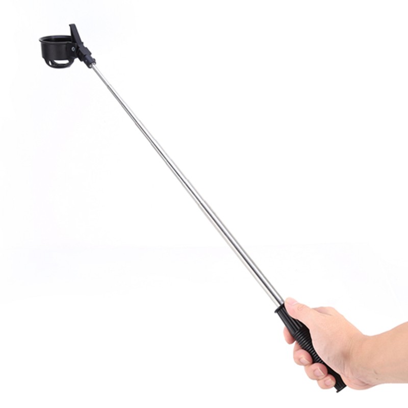 Retractable Stainless Steel Shaft Scoop Telescopic Golf Ball Retriever Pick