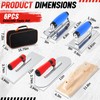MorningRo 6pcs Concrete Hand Tools Set Masonry Tools Includes Stainless