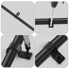 Wealrit 30 Pcs Black One Hole Pipe Straps Pipe Clamps