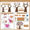 MORENKISS Classroom Tree Bulletin Board Decorations Set Swaying Heart Tree