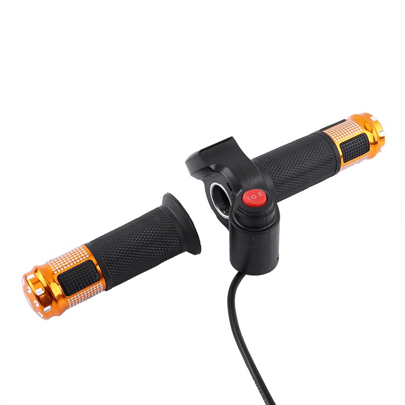 Twist Throttle Grips 3 Speed With LED Display Screen Handle
