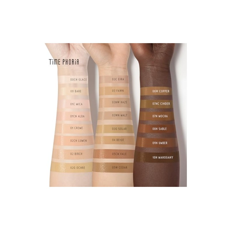 TIMEPHORIA Timeless Utopia Glow Cushion Foundation - Acabado radiante, cobertura