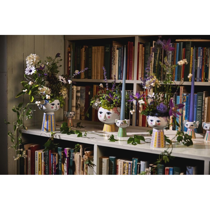 Bjørn Wiinblad 56536 Eve Vase, Lavender, 15 cm Height