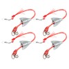 4Pcs Stainless Steel Carp Explosion Fishing Hook Lure Bait Fishhook
