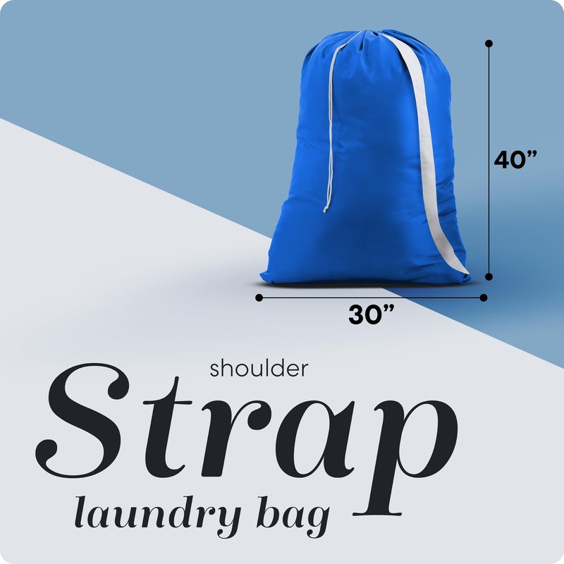 Handy Laundry Bag Shoulder Strap Extra Large - Drawstring Locking