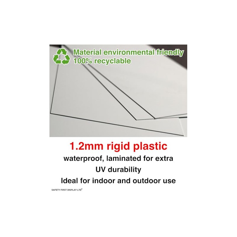 Safety First Display LTD Caution highly flammable materials sign -