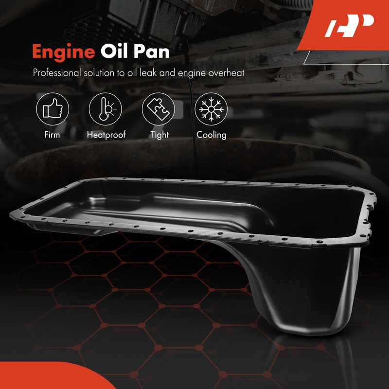 A-Premium Engine Oil Pan Compatible with Ram 2500 2013-2018, 3500
