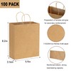KTKDE 100Pcs Paper Bags 5.9x3.14x8.2 Gift Bags, Party Bags,Retail Bags,