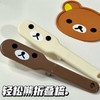 Rilakkuma Cartoon Bear Cute Portable Folding Beauty Comb for Girls, Dorm, and Home Use One Size/Dark Brown - Light Pine Bear Folding Comb 20ea
