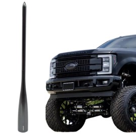 VMS SHORT 13 INCH SPIKE ANTENNA IN GUNMETAL FOR FORD F150 F250 F350 RAPTOR EXCURSION
