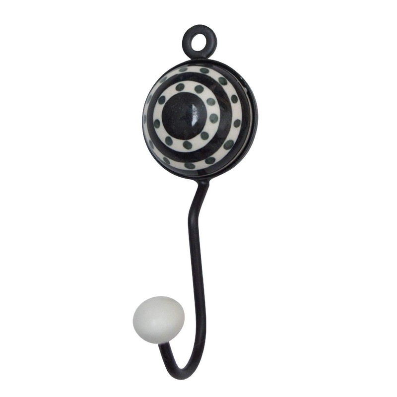 Knober Indigo Ceramic Wall Hooks Coat Hooks Clothes Hooks (04th