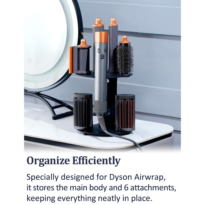 Nekuma Curling Iron Holder Attachments Compatible with Dyson Airwrap Organizer