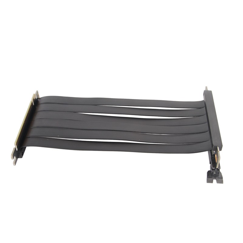 PCIE 3.0 X16 Riser Cable 180 Degree High Speed Flexible