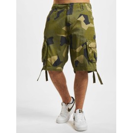 Brandit Urban Legend Vintage Cargo Shorts (S to 7XL) (Brandit Urban Legend Shorts) - Swedish Camo, size: 4xl