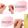 CUBACO 300PCS Yoto Card Holder Self Adhesive Tabs with 15