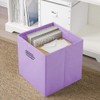 powerking Fabric Storage Box Bins, 2 Pack Foldable Cloth Storage